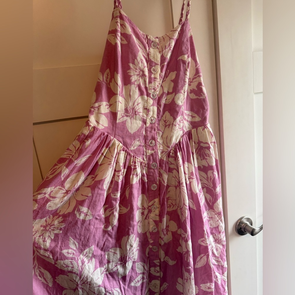 Free people NWT Floral midi dress size medium - Picture 4 of 15